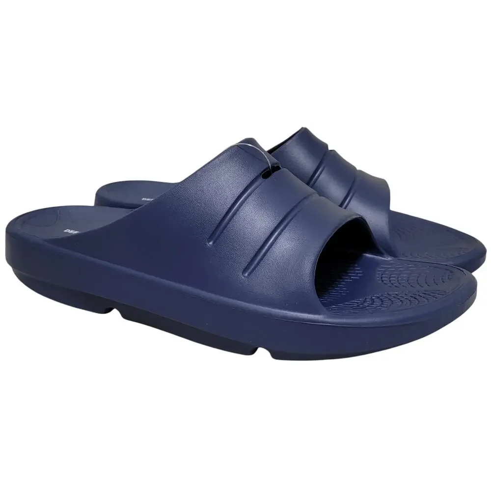 Deer Stags Men Ward Comfort Cushioned Slide Sandals Size US 9M Navy Blue EVA